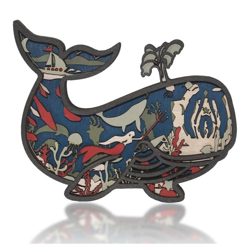 Animali legno intaglio - 3d,