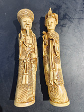 Ivory Resin Emperor And