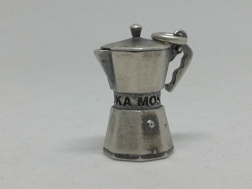 Ciondolo argento moka - argento,