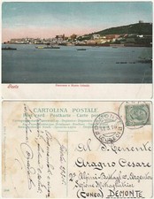 GAETA - LATINA - PANORAMA E MONTE ORLANDO - VIAGG. 1916 -54448-