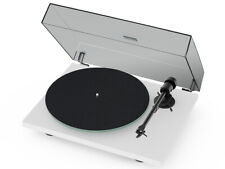 Pro-ject T1 evo bianco Giradischi con braccio e testina Ortofon OM 10 trazione a