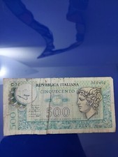 Banconote 1000 lire e 500 lire 