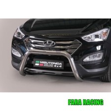 Misutonida EC/SB/333/IX Bull-Bar omologata INOX diam.76 per HYUNDAI Santa Fe 12>