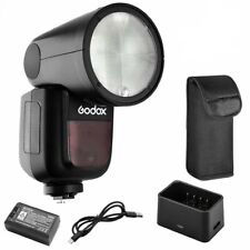 Godox V1N Flash, Wireless 2.4G, Zoom Fresnel, Batteria 2600mAh compatibile Nikon