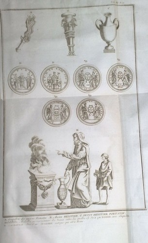 Sacrificio medaglie antica - medaglie,
