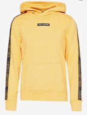 Felpa HOLLISTER con cappuccio uomo tg M 44it maglia gialla ragazzo /A&F zara