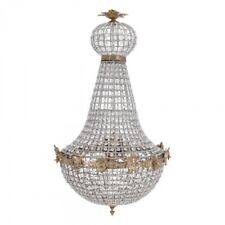 Lampadario vintage vetro oro