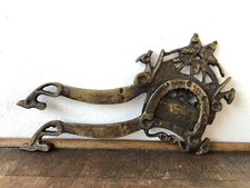 Antico Taglia Noci In Ottone Intagliato Utensile Vintage Arte Indiana