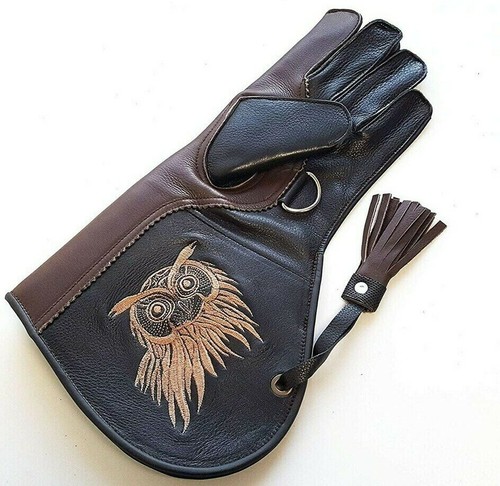 Guanto falconry pelle - guanto, in