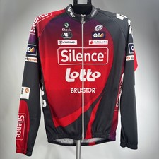 Maglia Vermarc ciclismo manica lunga zip calda taglia XL Silence Lotto Brustor