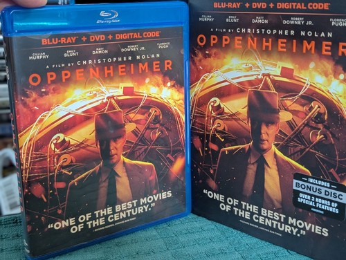 Oppenheimer bluray dvd combo - oppenheimer, bluray/dvd