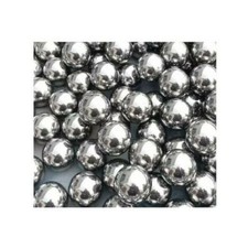 100 SFERE DI ACCIAIO INOX FIONDA TIRO BERSAGLIO DIAMETRO 6.5 mm circa