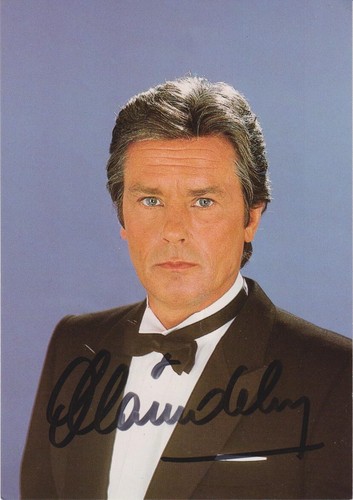 Alain delon autografo - delon,
