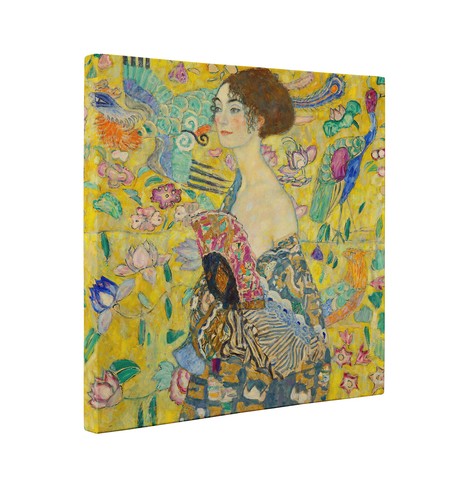 Quadro klimt donna con - donna,