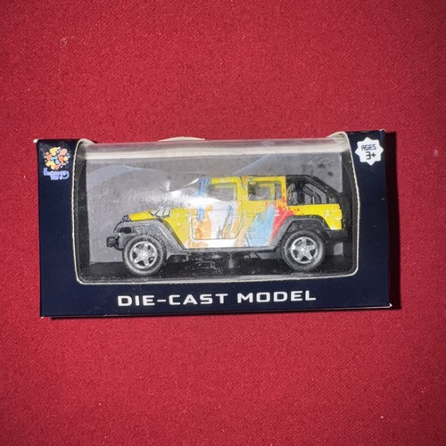 Jeep vintage gialla pressofusa