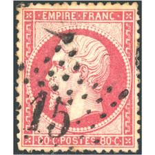NAPOLÉON N°24 FRANCOBOLLO