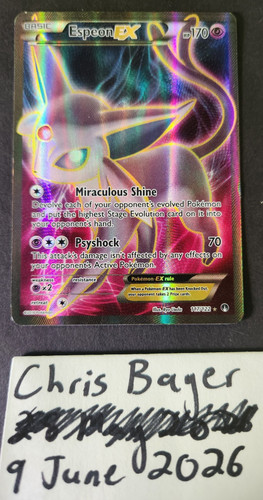 Pokémon tcg espeon full - espeon, ex