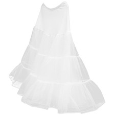  Sottoveste Gonna Tulle Bianca