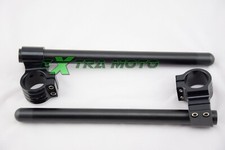 Kit semimanubri racing 41 mm RIALZATI ergal CNC ALLUMINIO colore nero