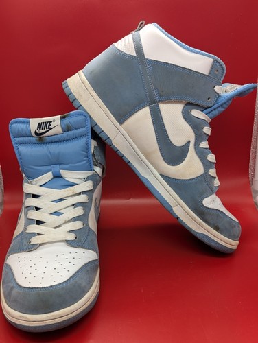 Nike dunk high - nike, bianche/blu