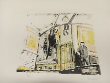 ORFEO TAMBURI  LITOGRAFIA ORIGINALE  NUMERATA 49/90