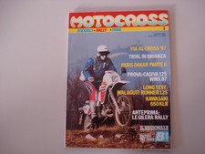MOTOCROSS 3/1987 KAWASAKI KLR 650/CAGIVA WMX 125/MALAGUTI RUNNER/GILERA RC 250