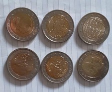  2005  2 EURO COMMEMORATIVI AUSTRIA/,BELGIO /FINLANDIA/ITALIA/LUSSEMBURGO/SPAGNA