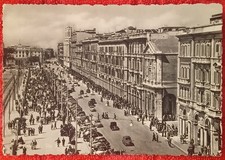 Cagliari. Via Roma. Viaggiata 1958. Animatissima