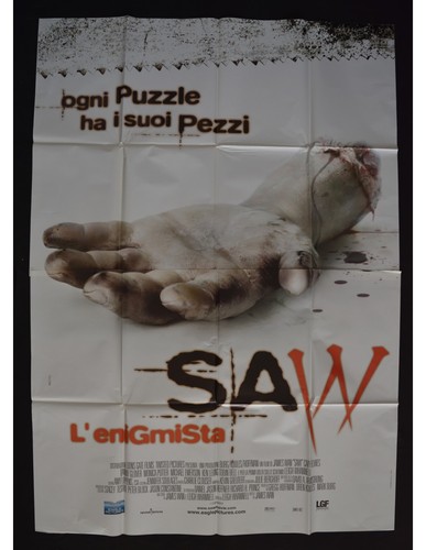 Manifesto saw enigmista - saw, l'enigmista