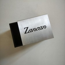 SCATOLA PER GIOIELLO / OROLOGIO-VINTAGE-ZANCAN-RARE WATCH BOX-SCORREVOLE METALLO