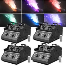 Macchina bolle di sapone nebbia 2000W Bubble Fog Machine RGB DMX con telecomando
