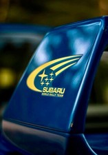 2 adesivi decalcomania Subaru World Rally Team OEM Impreza Forrester 93063FE070/60