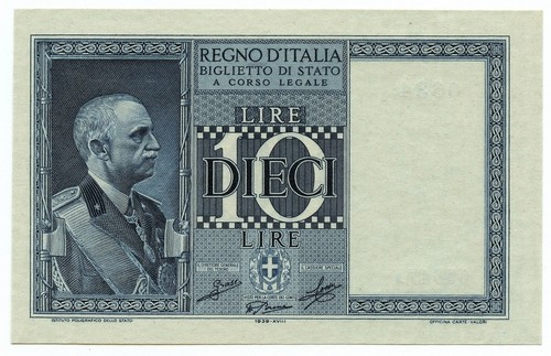 Lire biglietto stato - 10,