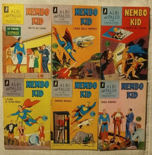 ALBI DEL FALCO NEMBO KID MONDADORI LOTTO 6 NUMERI OTTIMI  EDICOLA CON FIGURINE