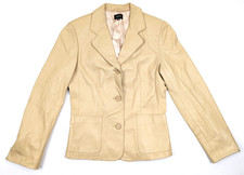 O.F.T. giacca pelle donna chic