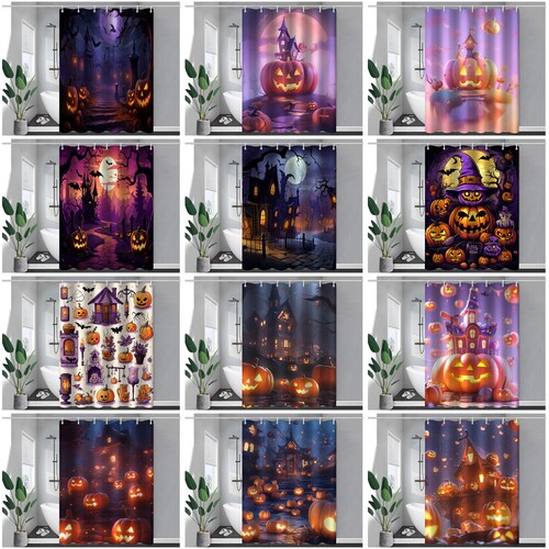 Tenda doccia halloween - tenda, 3d