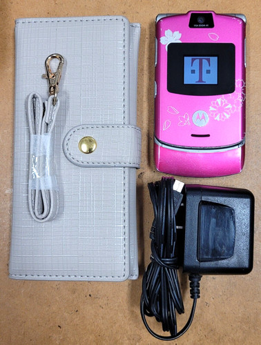 Motorola razr rosa miami - motorola, v3