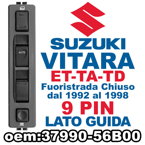 Pulsantiera alzacristalli - pulsantiera,