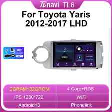 Per Toyota Yaris 12-17 Autoradio Navigazione GPS Lettore Multimediale Android Stereo