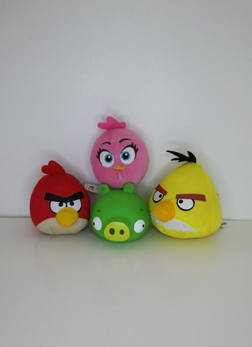 Set angry birds plush - of,