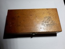 MICROMETRO  MICROSELECT ETALON SWITZERLAND 0 25 SCATOLA LEGNO DUE PICCOLE CHIAVI