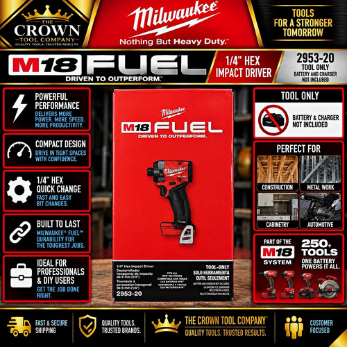Milwaukee m18 fuel 4 di - v, 1/4