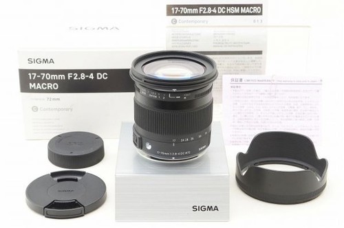 Sigma 70mm 4 - 17-70mm, f2.8-4