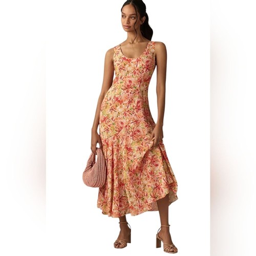 Abito slip midi anthropologie - midi,