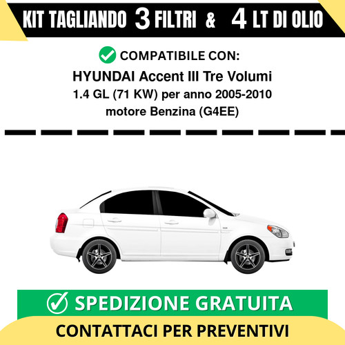 Tagliando per hyundai accent - per,