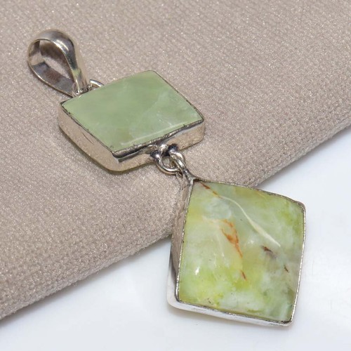 Ciondolo lungo prehnite