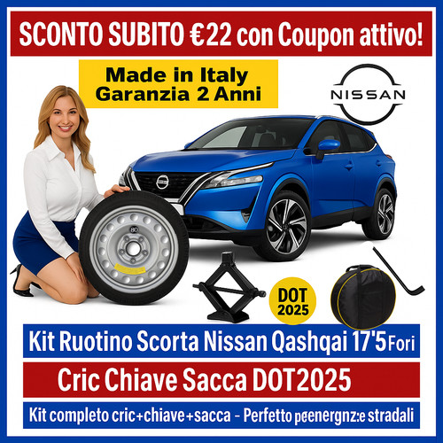Ruotino scorta nissan - ruotino, di