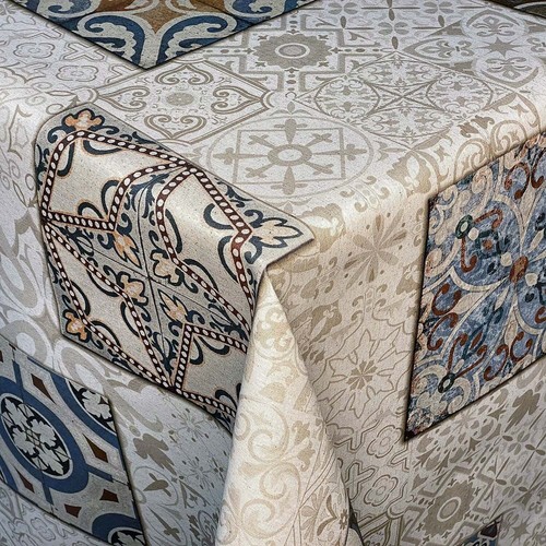 Tovaglia jacquard rivestita - tovaglia,