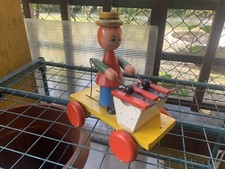 Giocattolo d'epoca 1935/1945 Uomo che suona xilofono #Back2eBay