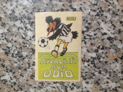 Adesivo mascotte ascoli fuori - adesivo,